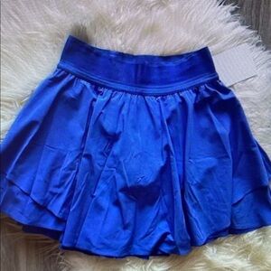 Lululemon Athletica Vibrant Blue Skater Skirt